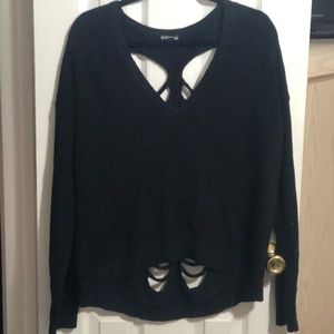 Black long sleeve Express Sweater